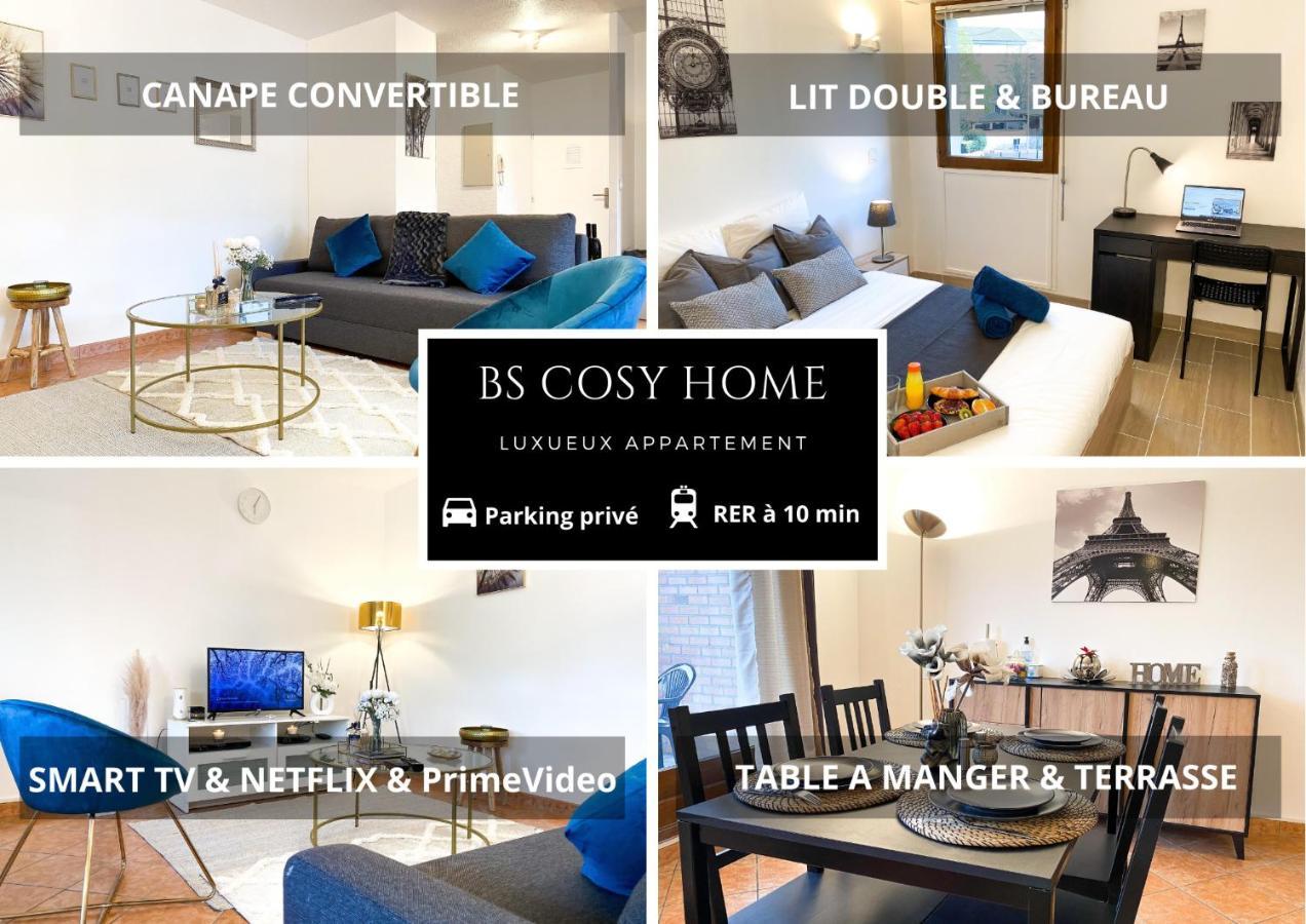 Luxueux Appartement Evry Centre - Parking - Rer A 10 Min Courcouronnes Экстерьер фото